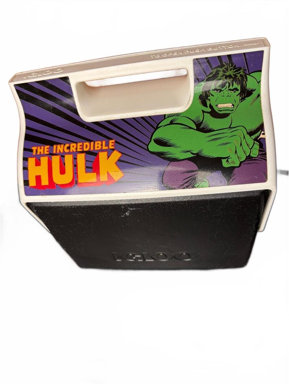 The Incredible Hulk Retro Style Cooler Box IGLOO Marvel Comic Book